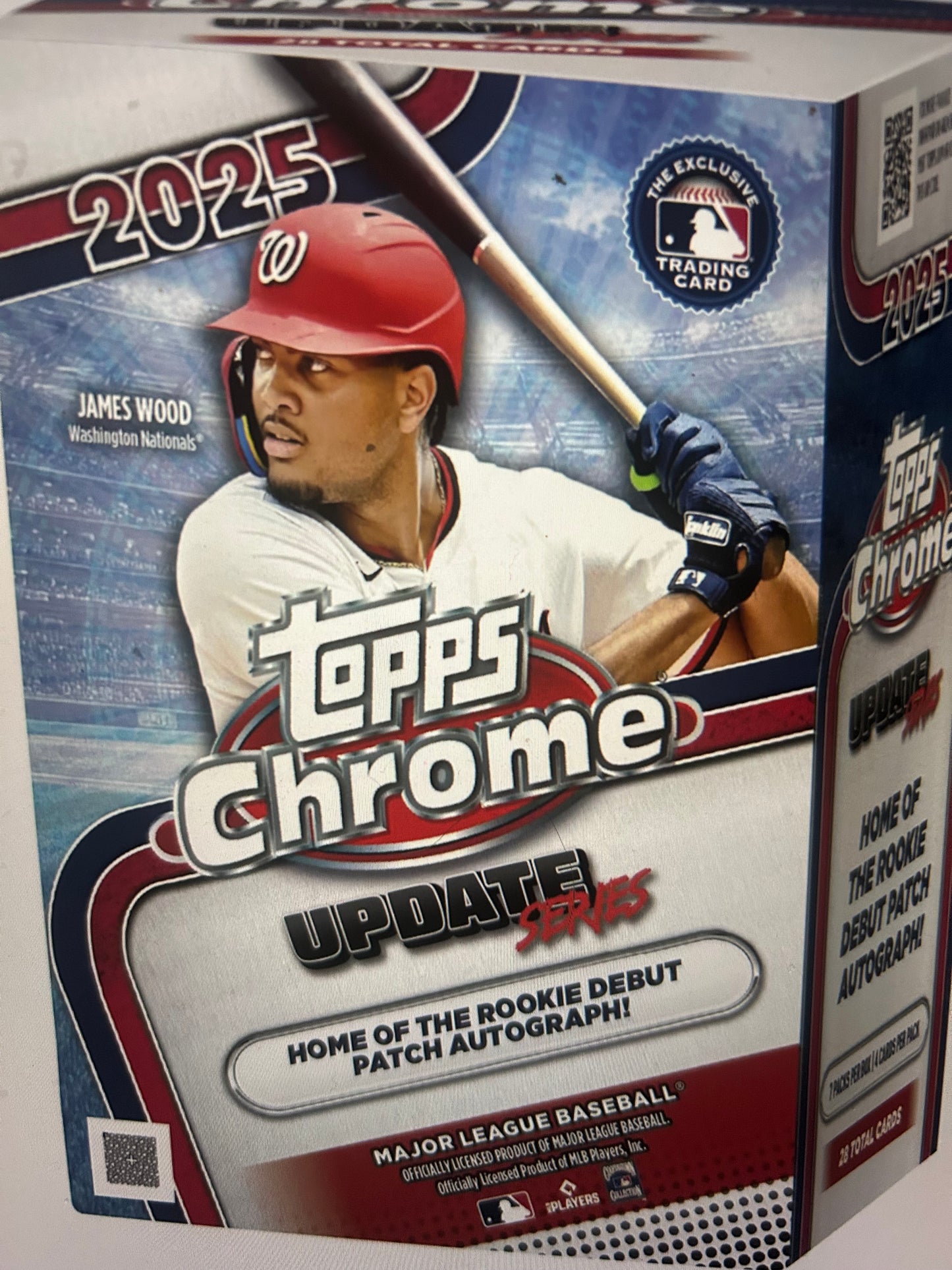 2025 Topps Chrome Update Series Baseball 7-Pack Blaster Box