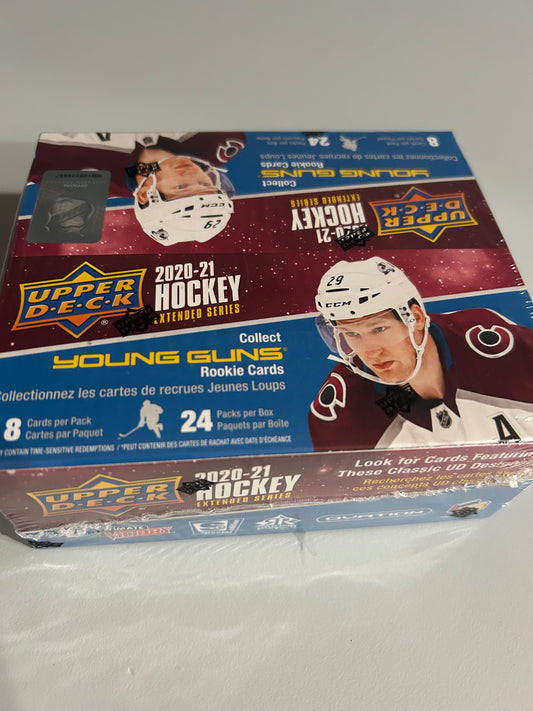 2020/21 Upper Deck Extended Series Hockey Hobby Box