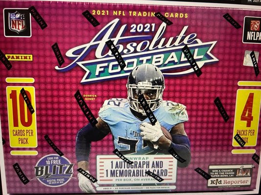 2021 Panini Absolute Football Mega Box (Red Parallels!) (KABOOM!)