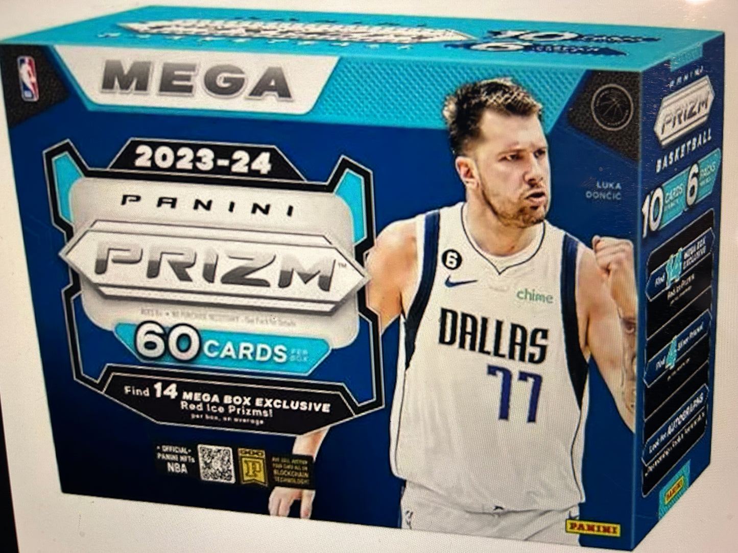 2023/24 Panini Prizm Basketball 6-Pack Mega Box (Red Ice Prizms)