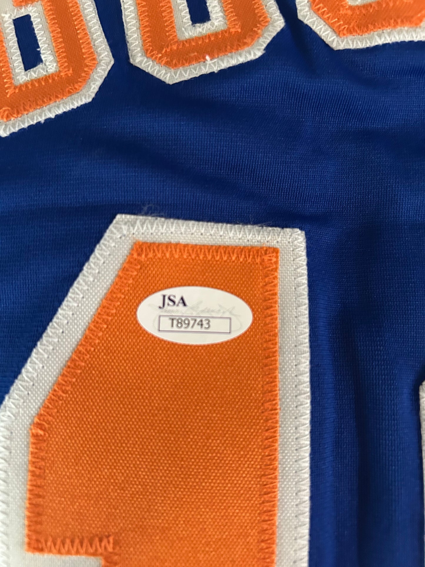 Dwight “Doc” Gooden New York Mets Signed Autographed Jersey W/ Inscription JSA #T89743. Size large>
