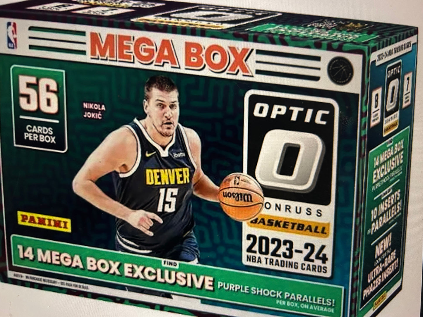 2023/24 Panini Donruss Optic Basketball 7-Pack Mega Box (Purple Shock)