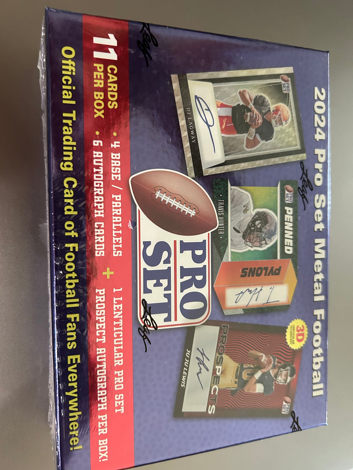 2024 Leaf Pro Set Metal Football Hobby Box