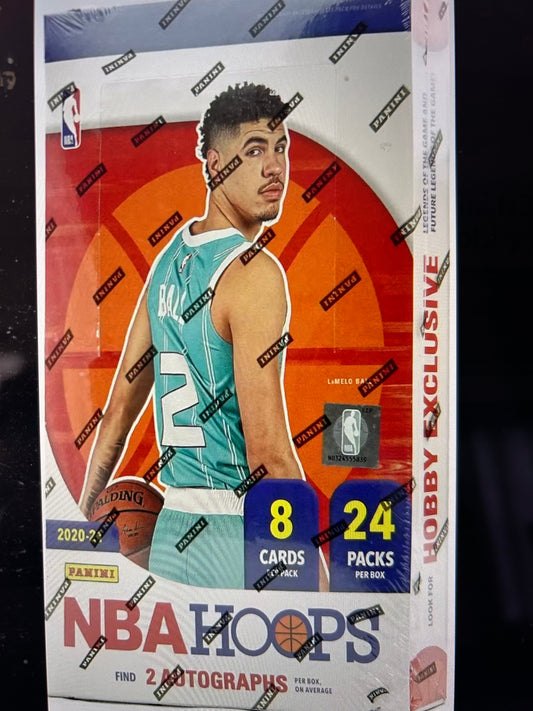 2020-21 Panini Hoops NBA Sealed Hobby Box