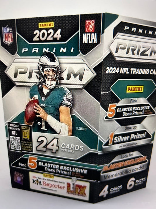 2024 Panini Prizm Football 6-Pack Blaster Box (Disco Prizms!)