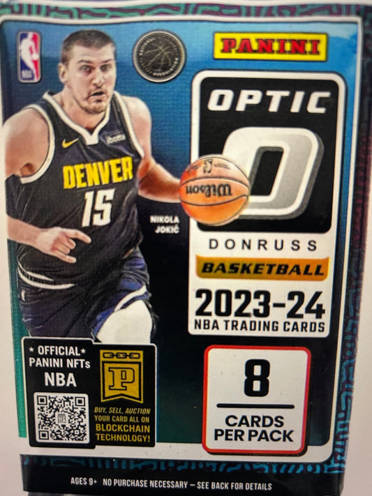 2023/24 Panini Donruss Optic Basketball Mega Pack  ( 1 Pack Lot). (Hyper Pink Prizms)