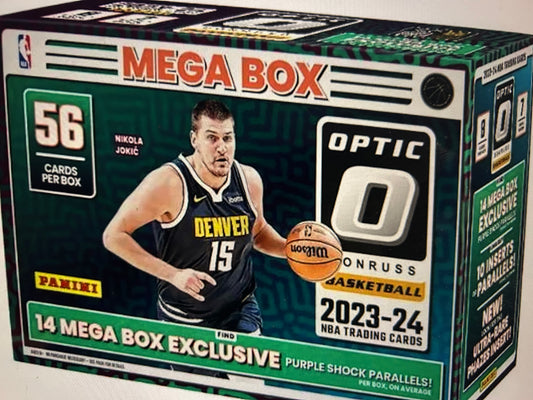 2023/24 Panini Donruss Optic Basketball 7-Pack Mega Box (Purple Shock)