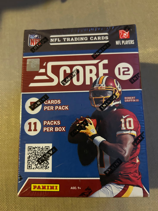 2012 Score Football Blaster Box. Cousins, Wilson RC