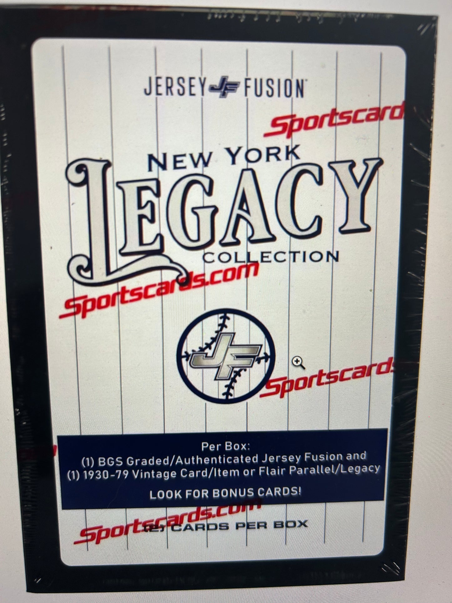 2025 Jersey Fusion New York Legacy Collection Baseball Hobby Box