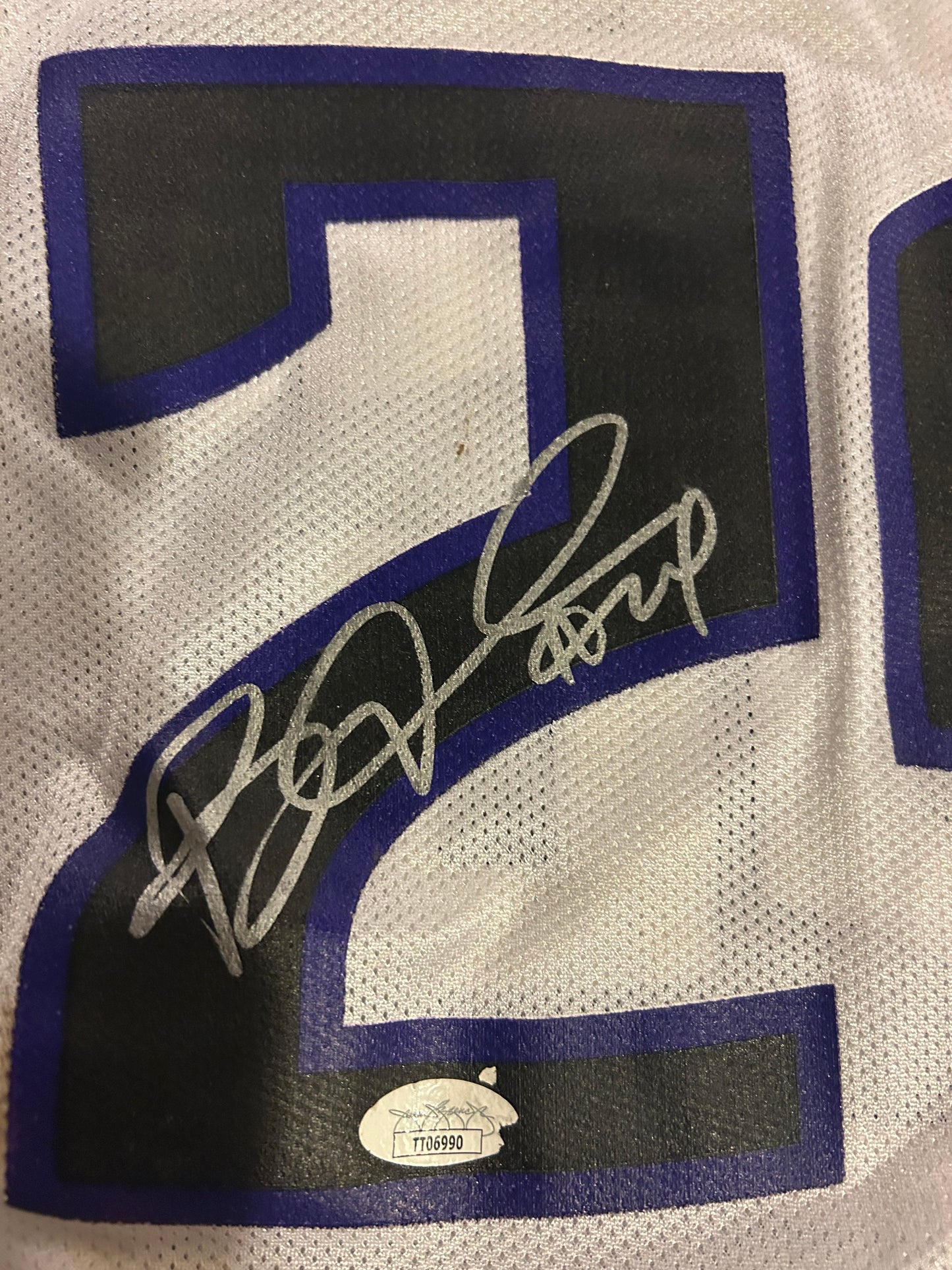 Bobby Jackson Signed Sacramento Kings Authentic Adidas Jersey Jsa #tt06990