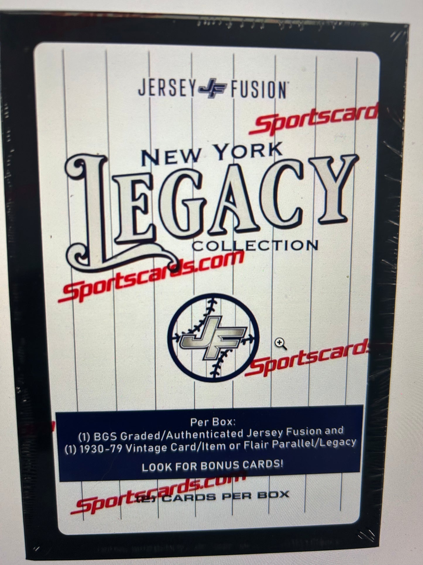 2025 Jersey Fusion New York Legacy Collection Baseball Hobby Box