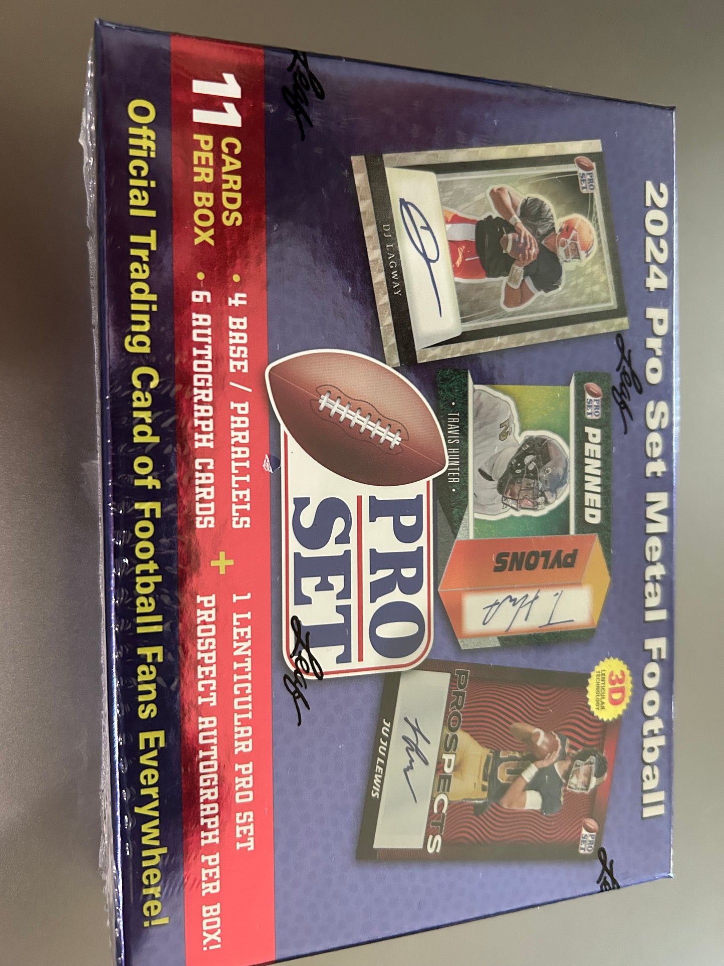 2024 Leaf Pro Set Metal Football Hobby Box