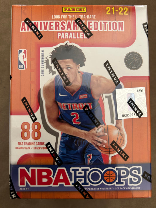 2021/22 Panini NBA Hoops Basketball 11-Pack Blaster Box