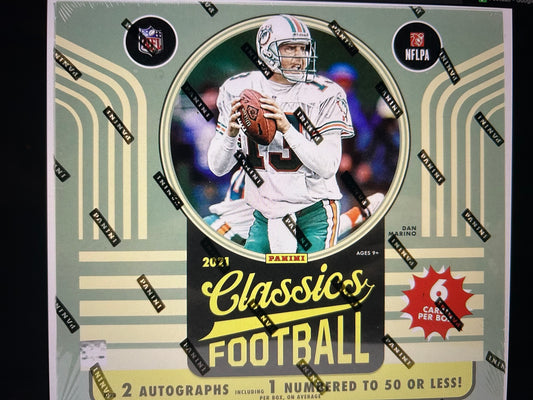 2021 Panini Classics Premium Edition Football Hobby Box