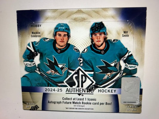 2024/25 Upper Deck SP Authentic Hockey Hobby Box