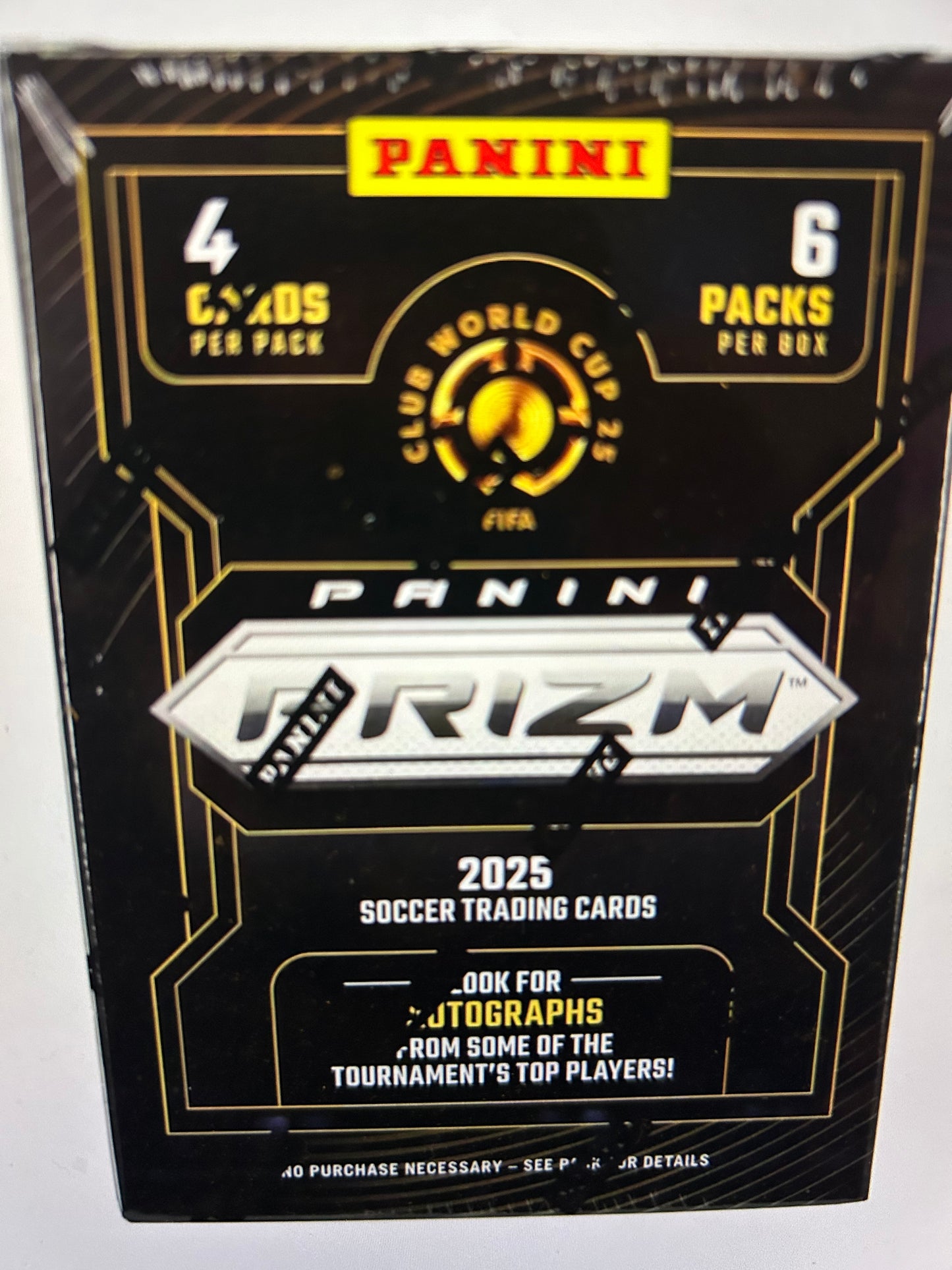 2025 Panini Prizm FIFA Club World Cup Soccer 6-Pack Blaster Box