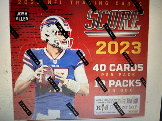 2023 Panini Score Football Hobby Box