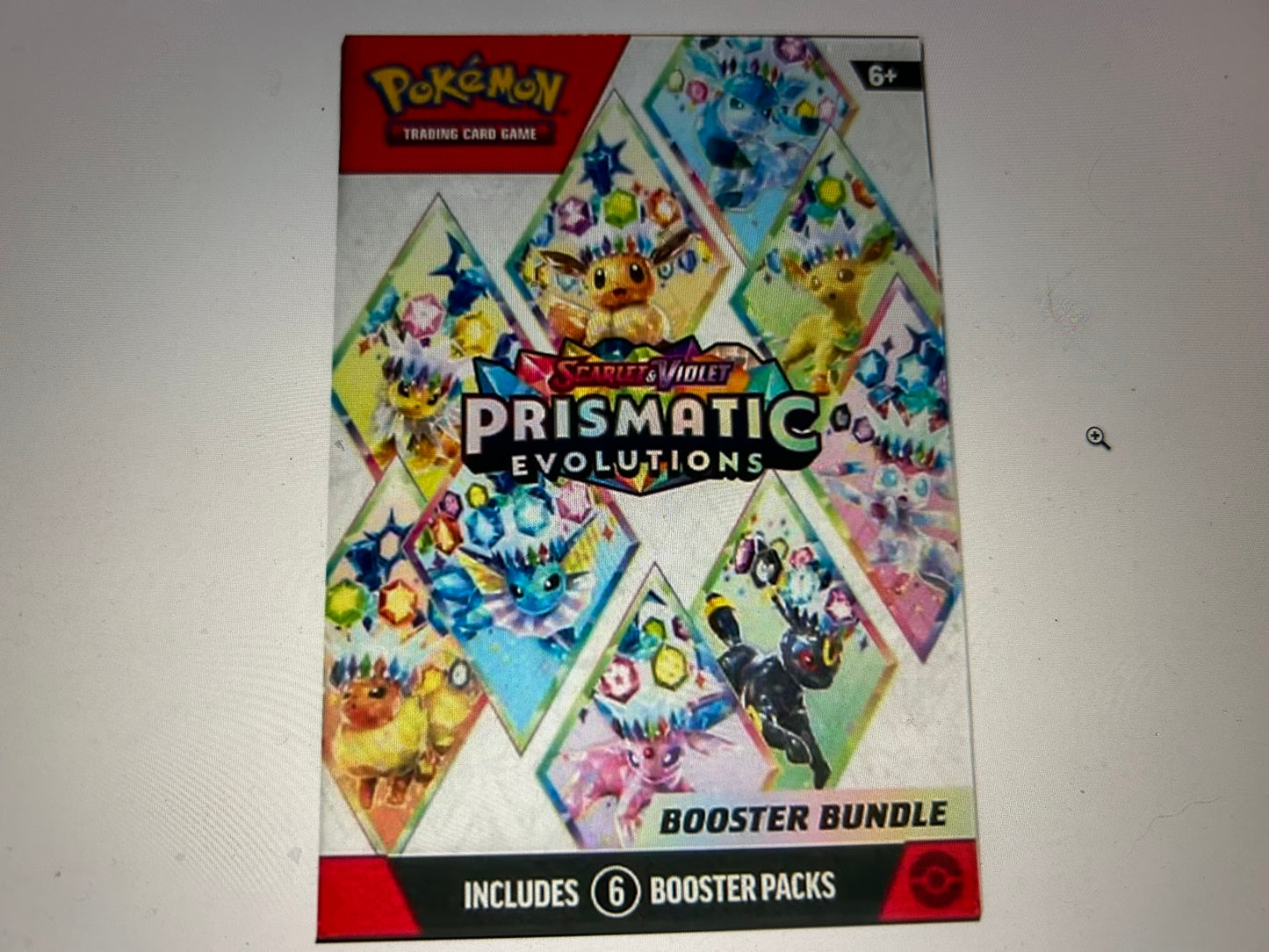 Pokemon Scarlet & Violet: Prismatic Evolutions 6-Pack Booster Bundle