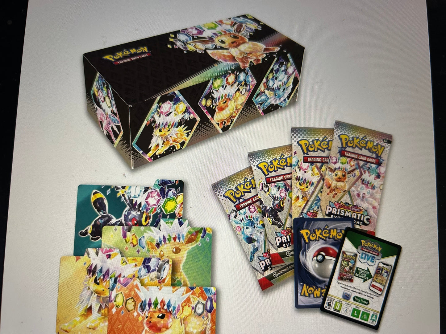 Pokemon Scarlet & Violet: Prismatic Evolutions Surprise Box