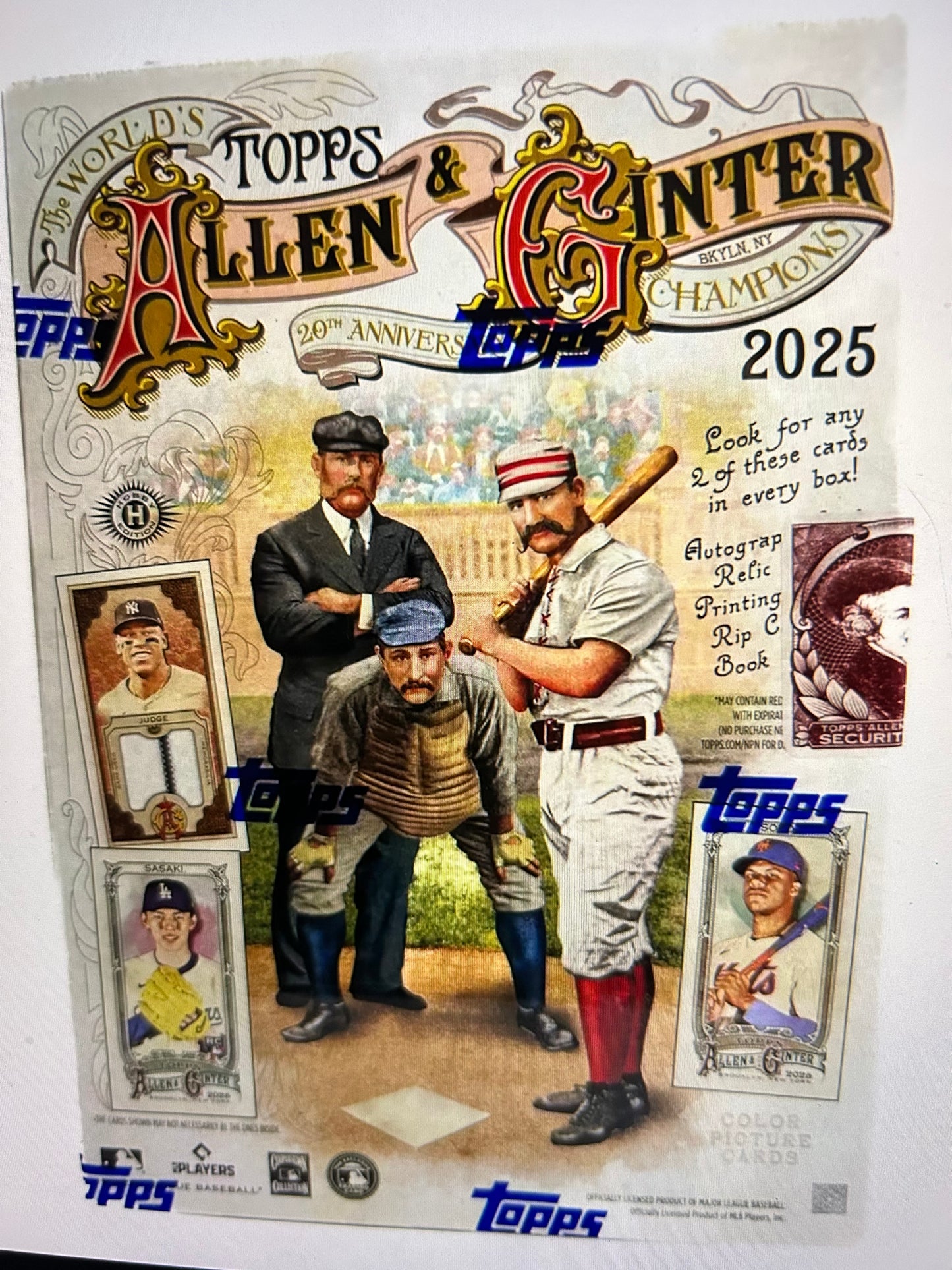 2025 Topps Allen & Ginter Baseball Hobby Box