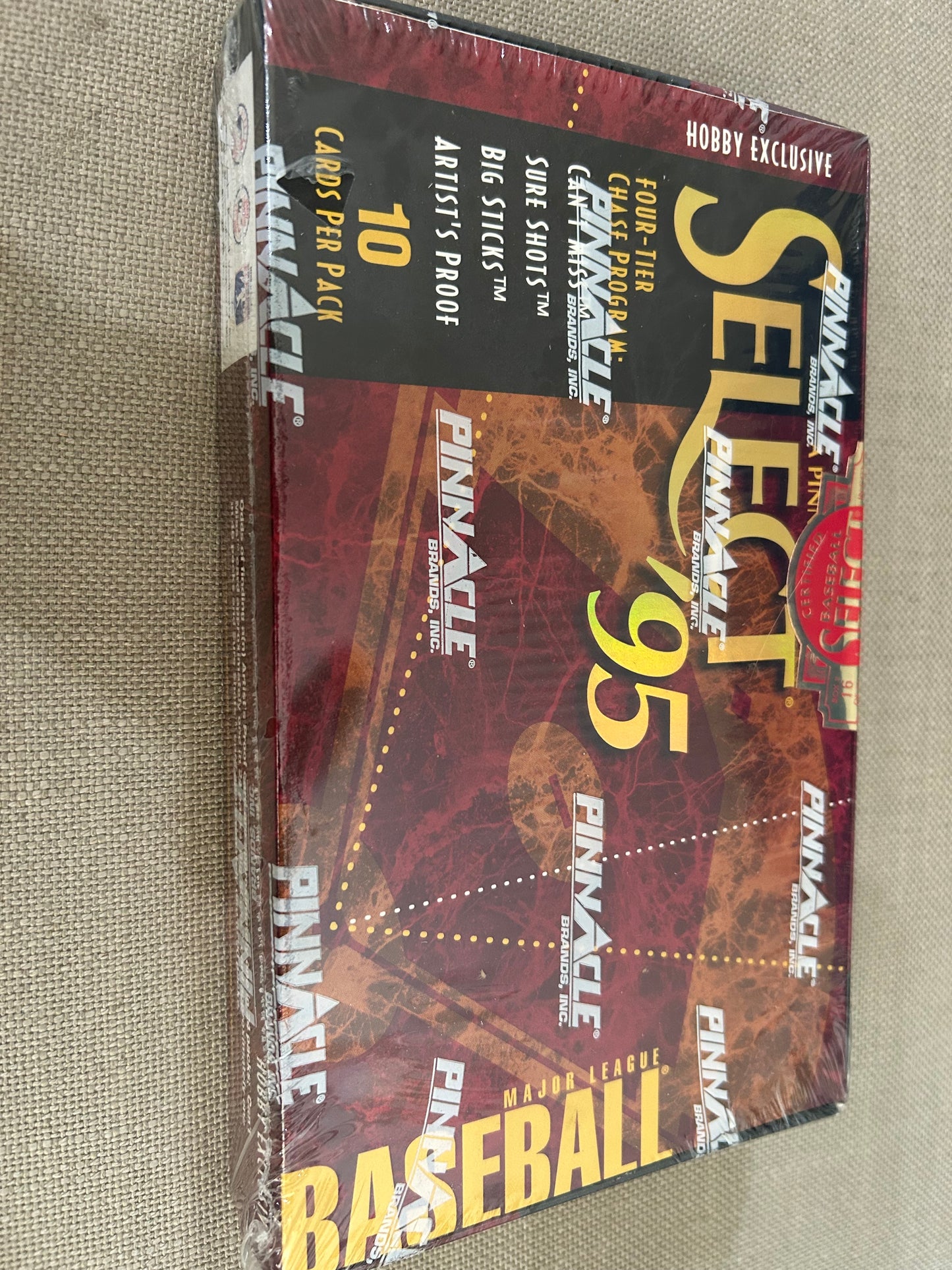1995 Pinnacle Select Hobby Baseball Box.