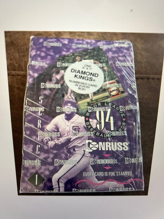 1994 Donruss Baseball Series 1  Box. Loaded With HOF