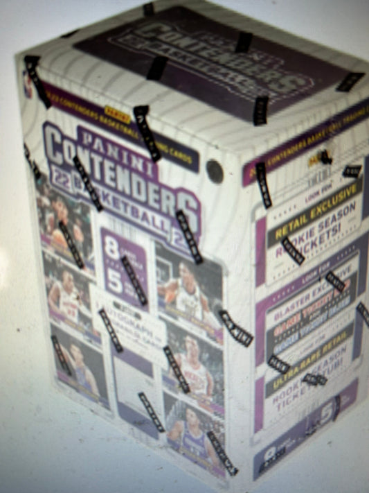 2022/23 Panini Contenders Basketball 5-Pack Blaster Box "1 auto per box"