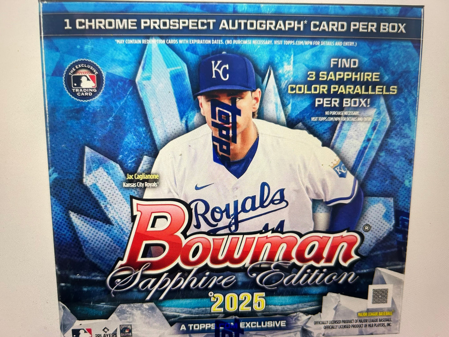 2025 Bowman Sapphire Edition Baseball Box