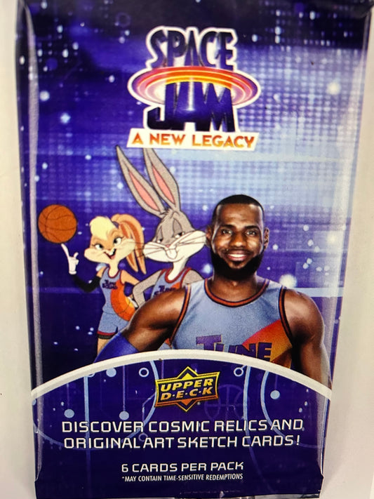 2021 Upper Deck Space Jam: A New Legacy Hobby Packs. ( 2 Pack Lot). Look For Rare LeBron Autos!!