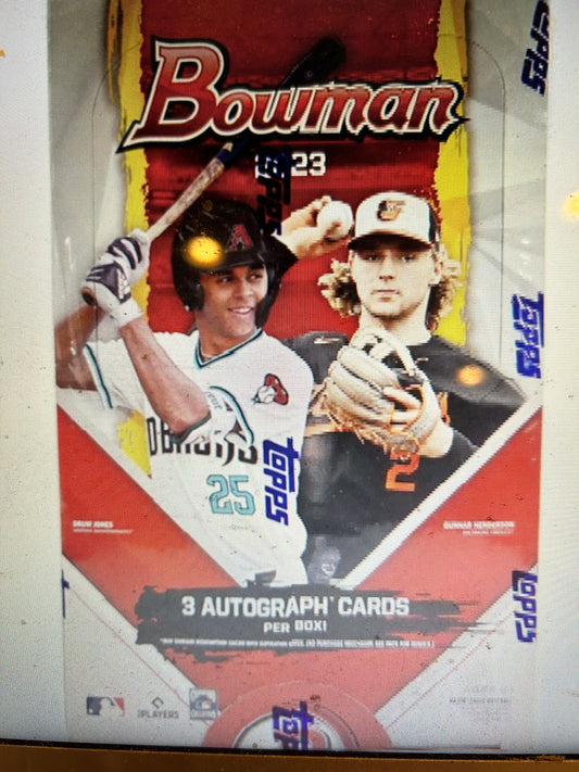 2023 Bowman Baseball Hobby Jumbo Box