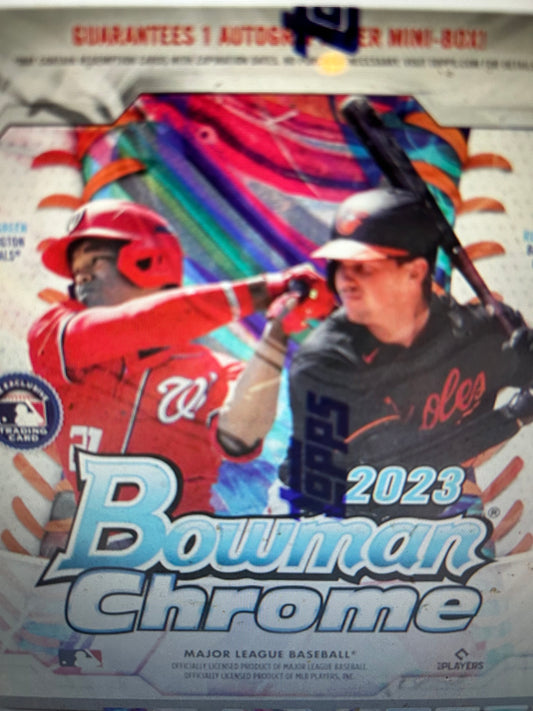 2023 Bowman Chrome Baseball Hobby Box