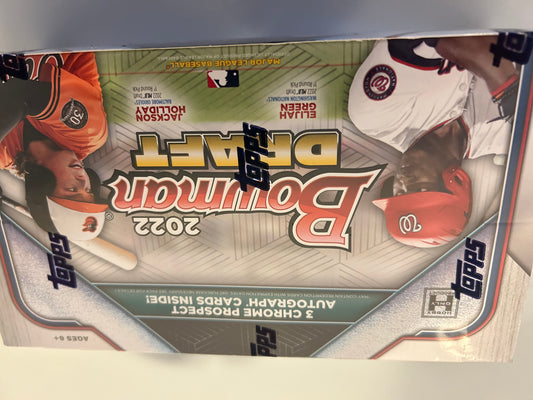 2022 Bowman Draft Baseball Hobby Jumbo Box