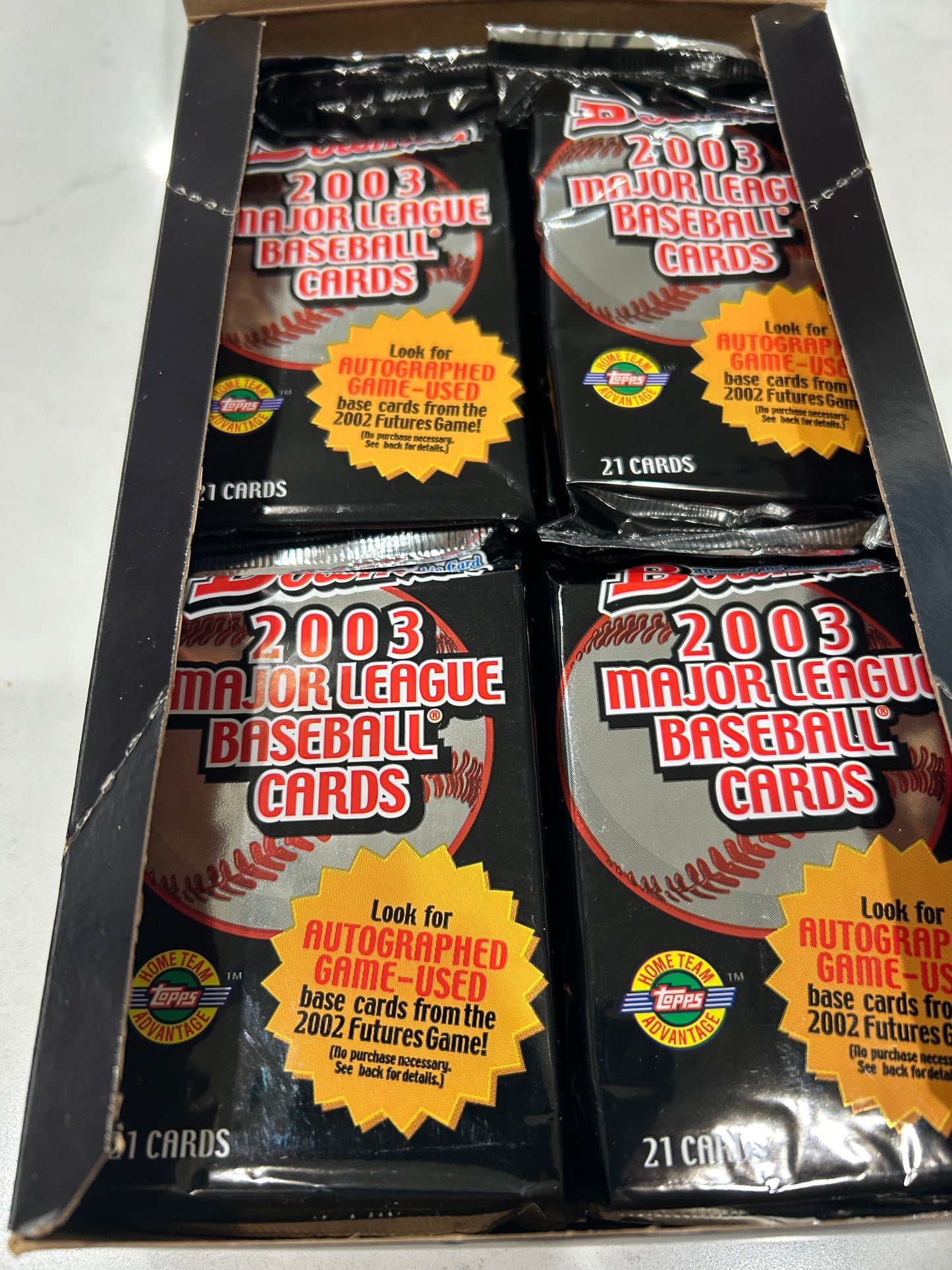 2003 Bowman Baseball Jumbo Single Pack For Sale.