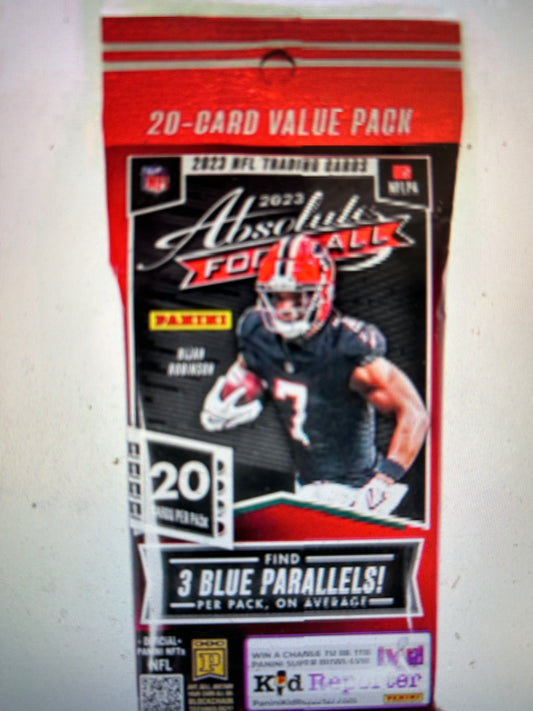 2023 Panini Absolute Football Jumbo Value Pack