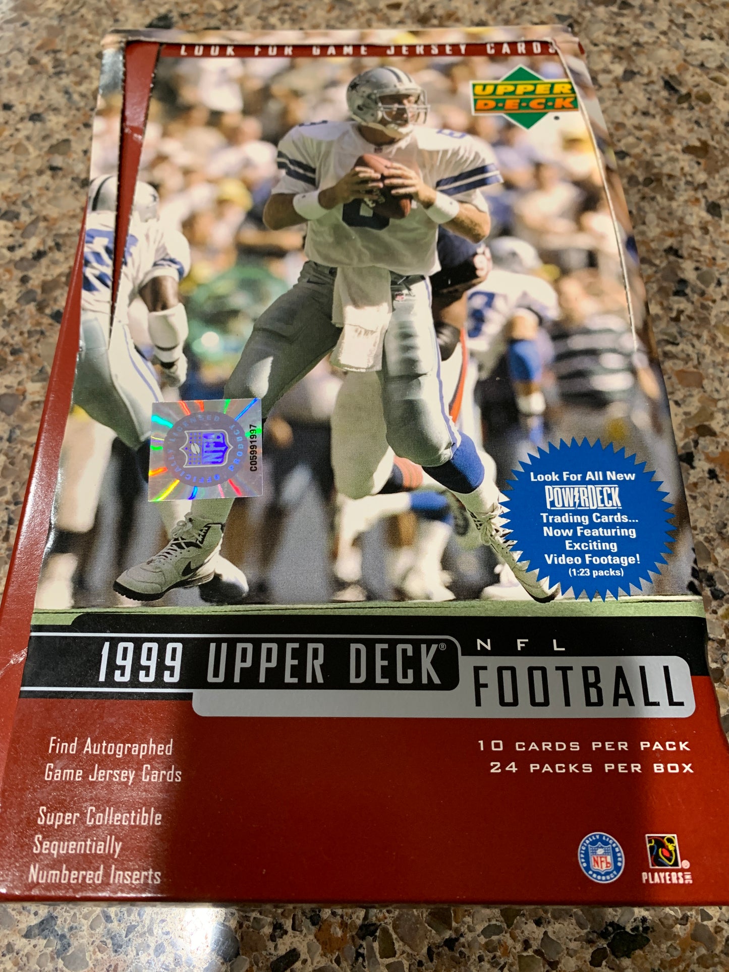 1999 Upper Deck Football Hobby 3 pack lot