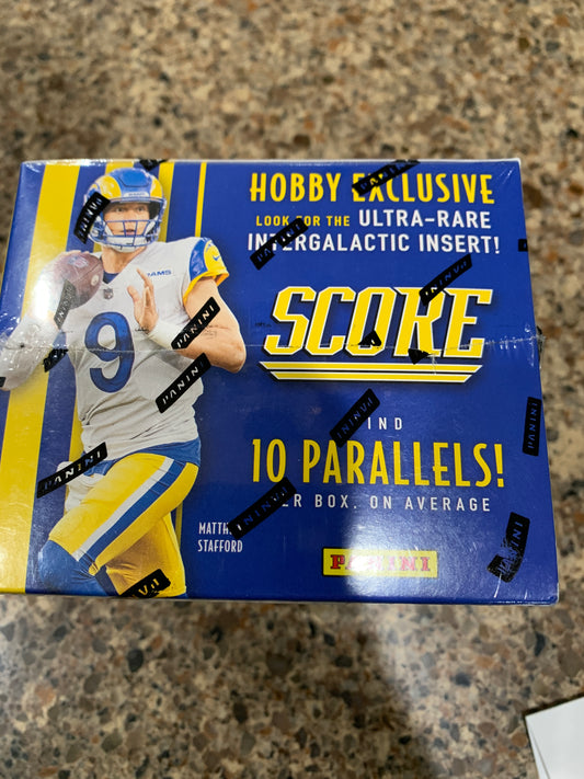 2022 Panini Score Football Hobby Box