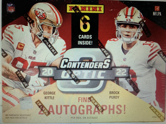 2022 Panini Contenders Optic Hobby Football Factory Sealed Unopened Box