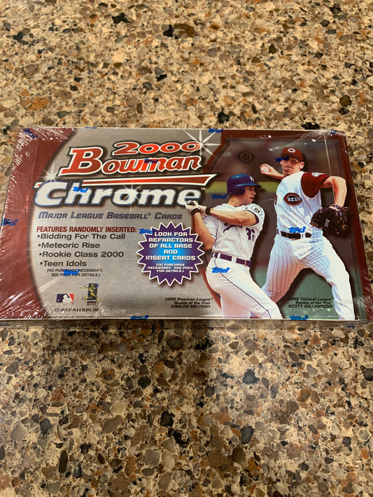 2000 Bowman Chrome Baseball Hobby Box