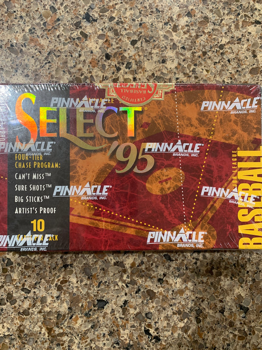 1995 Pinnacle Select Baseball Unopened Hobby Wax Box 24 packs/10 cards Opens in a new window or tab Brand New