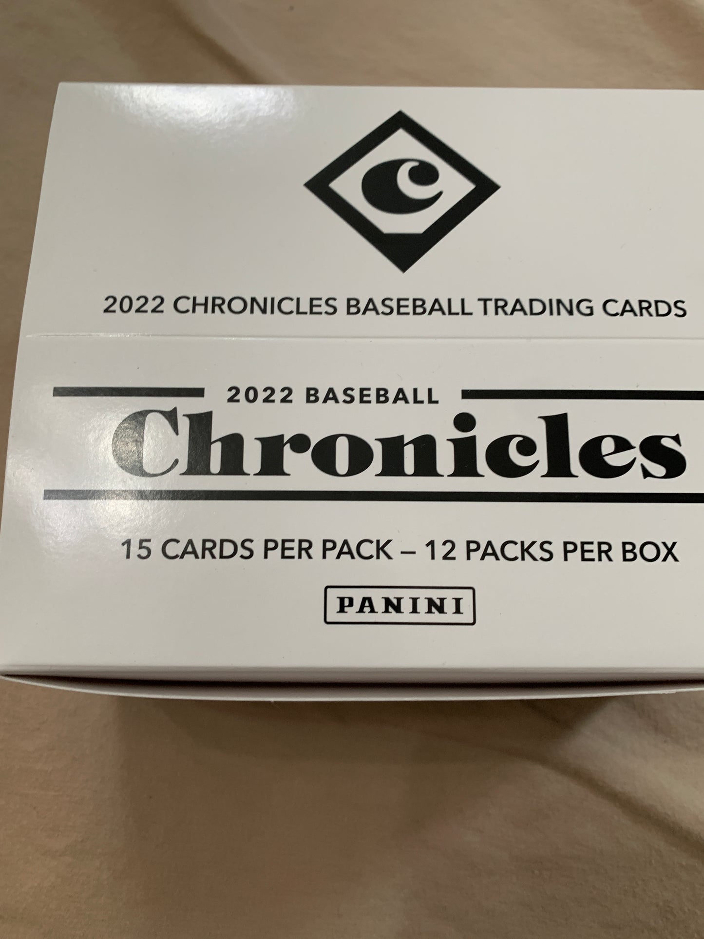 2022 Panini Chronicles Baseball Jumbo Value 12-Pack Box