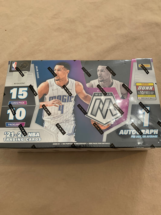 2021/22 Panini Mosaic Basketball Hobby Box