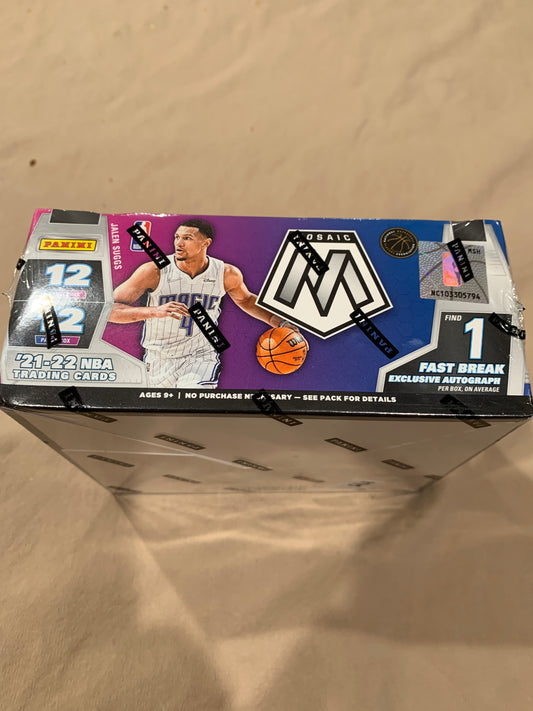 2021/22 Panini Mosaic Basketball Fast Break Box