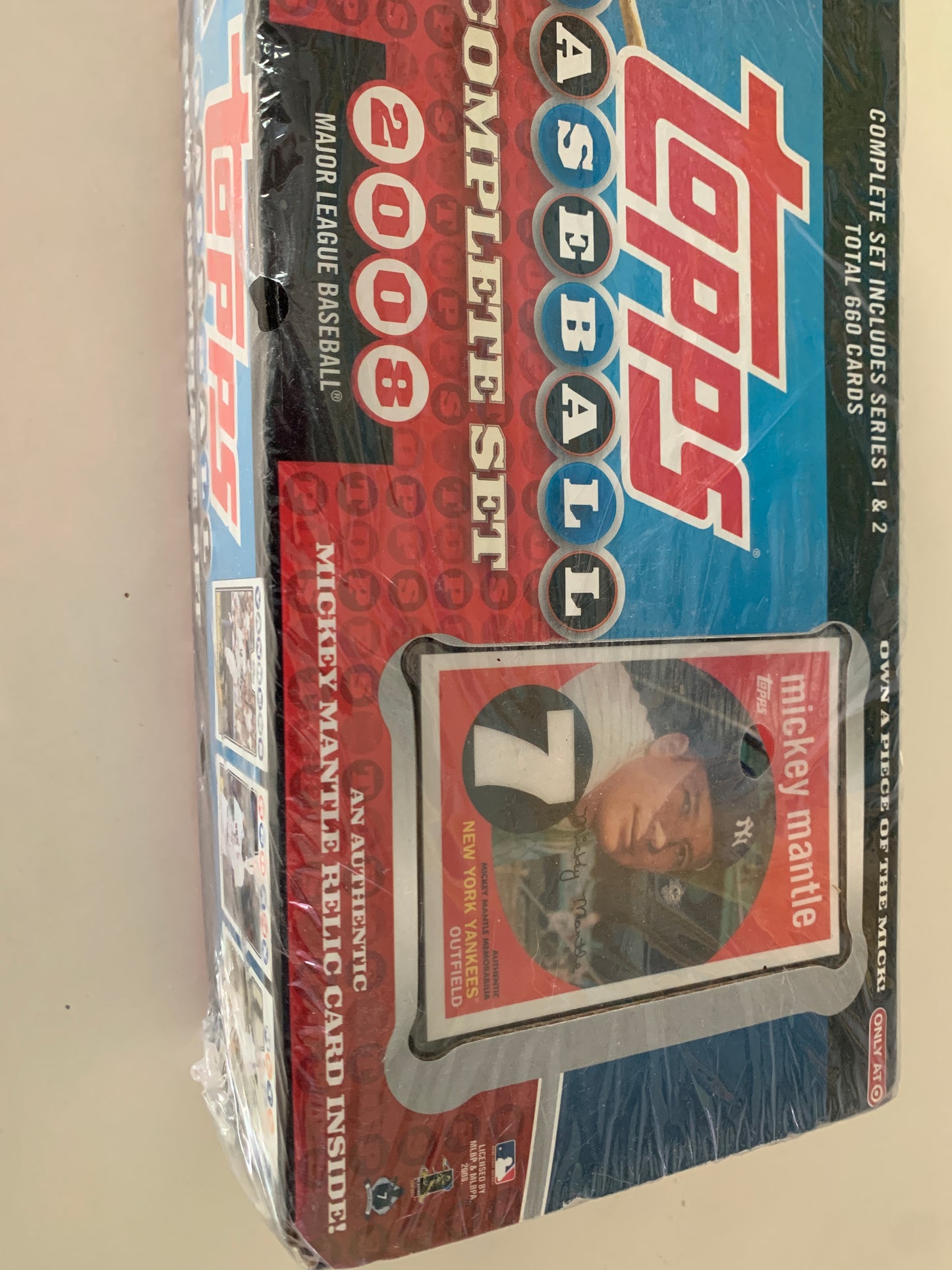 2008 Topps MLB factory sealed Set - and a Mickey Mantle Relic Card
