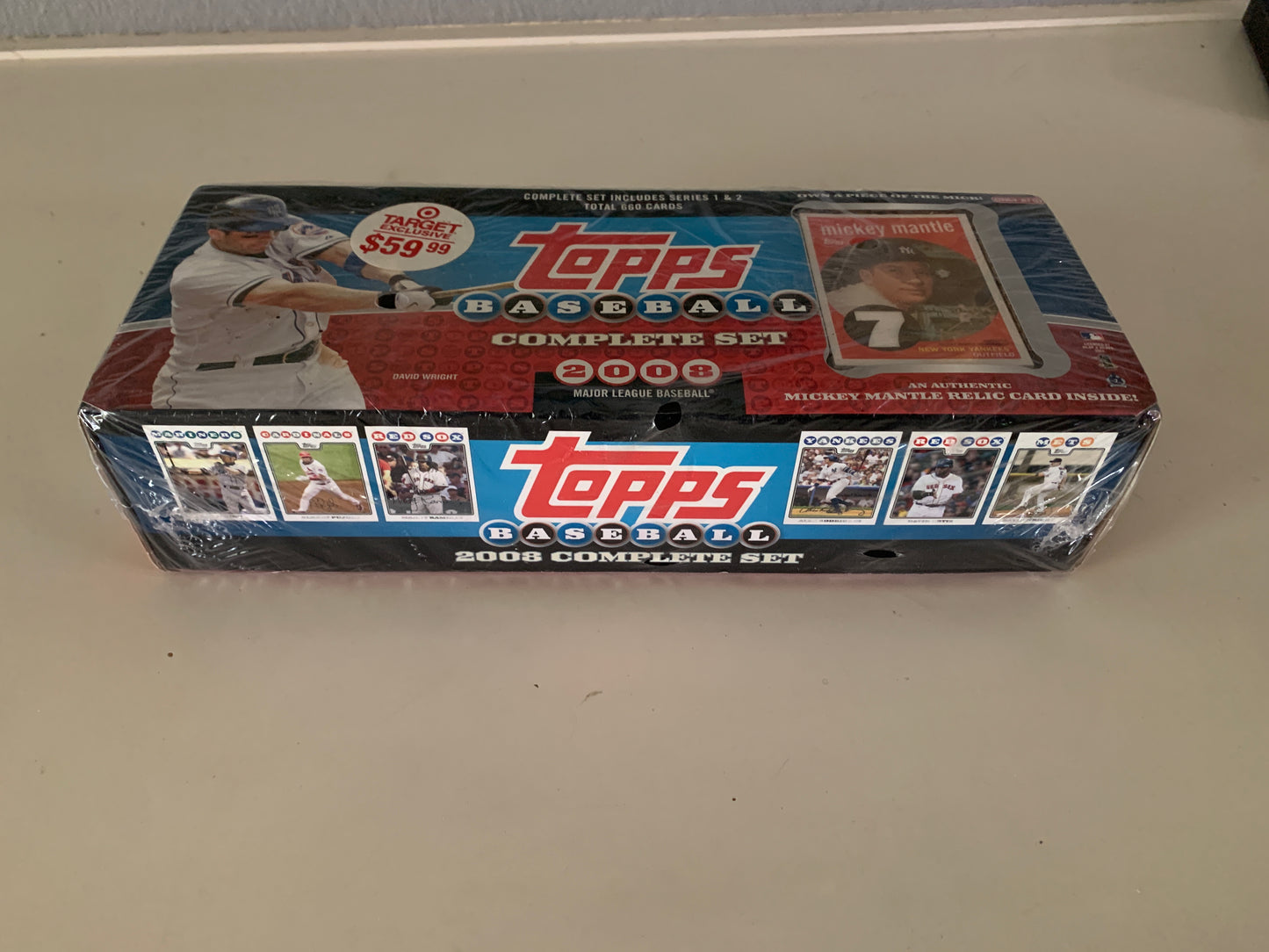 2008 Topps MLB factory sealed Set - and a Mickey Mantle Relic Card