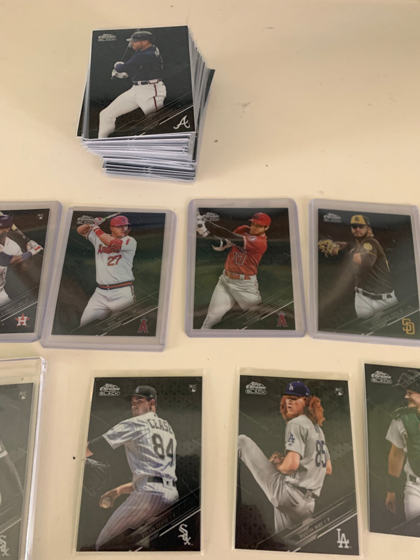 2021 Topps Chrome Black Baseball Complete Set one of a kind hand collected mint condition