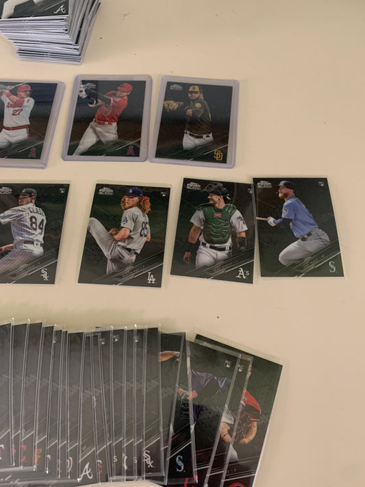 2021 Topps Chrome Black Baseball Complete Set one of a kind hand collected mint condition