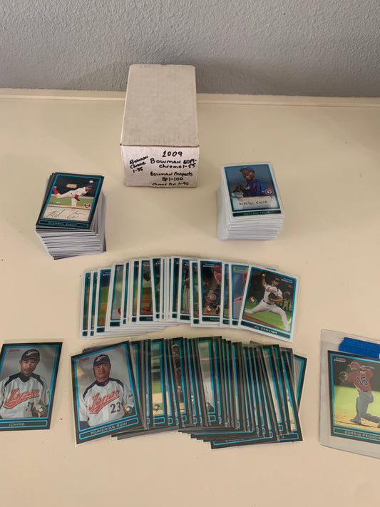 2009 Bowman sets Bowman Prospects,Chrome Prospects,WBC prospects and chrome