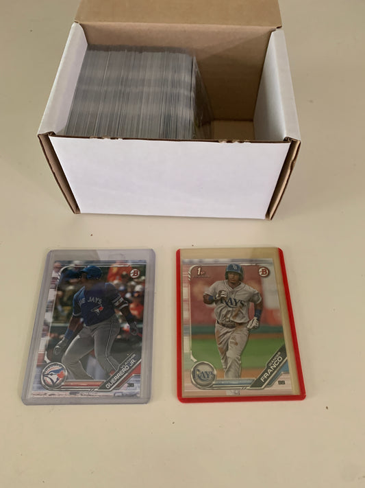 2019 Bowman Prospects Paper Complete Set 1-150 Wander Franco, Julio Rodriguez