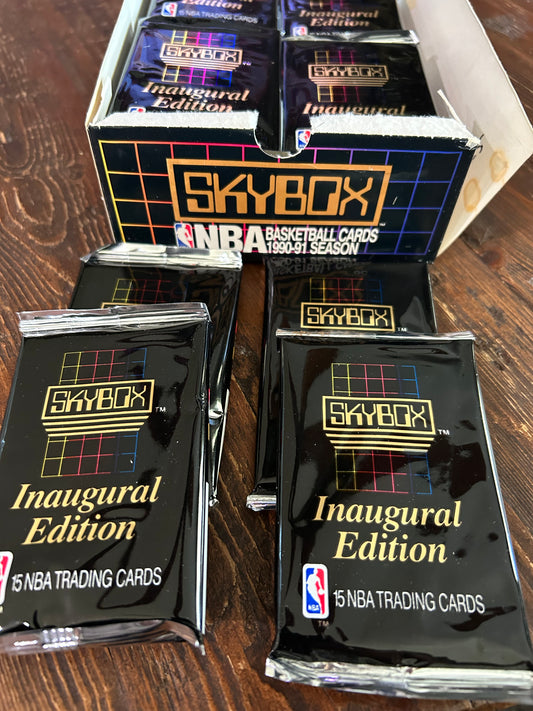 1990-91 skybox series 1 packs for sale. This is a 4 pack lot for sale!!!