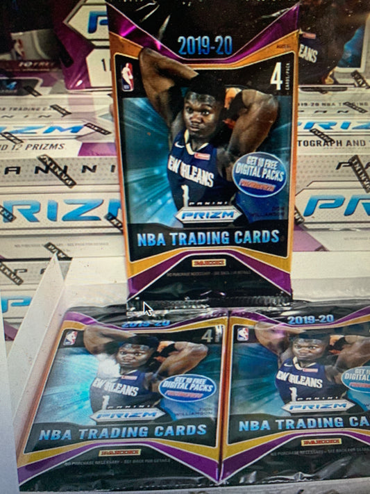 2019-20 Panini Prizm Basketball Retail Box Single Pack - ZION/MORANT RC!